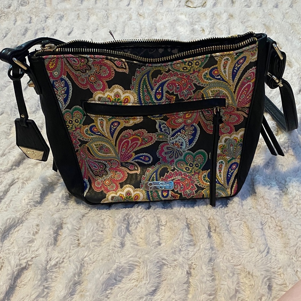 Jessica Simpson Multicolor Paisley Shoulder Bag